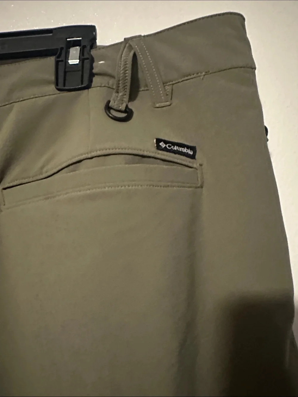 Columbia Olive Green Joggers with Orange Drawcord